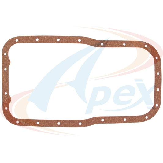 Front View of Engine Oil Pan Gasket Set APEX AOP504