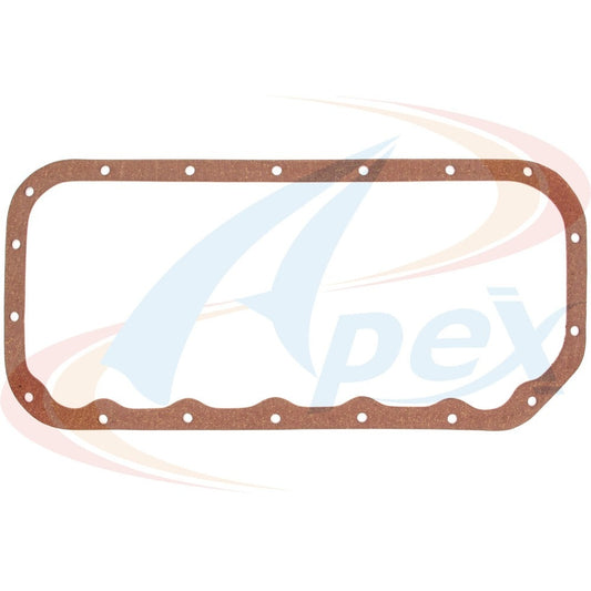 Front View of Engine Oil Pan Gasket Set APEX AOP821