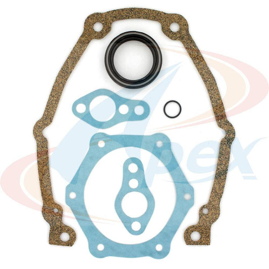 Front View of Engine Timing Cover Gasket Set APEX ATC3200