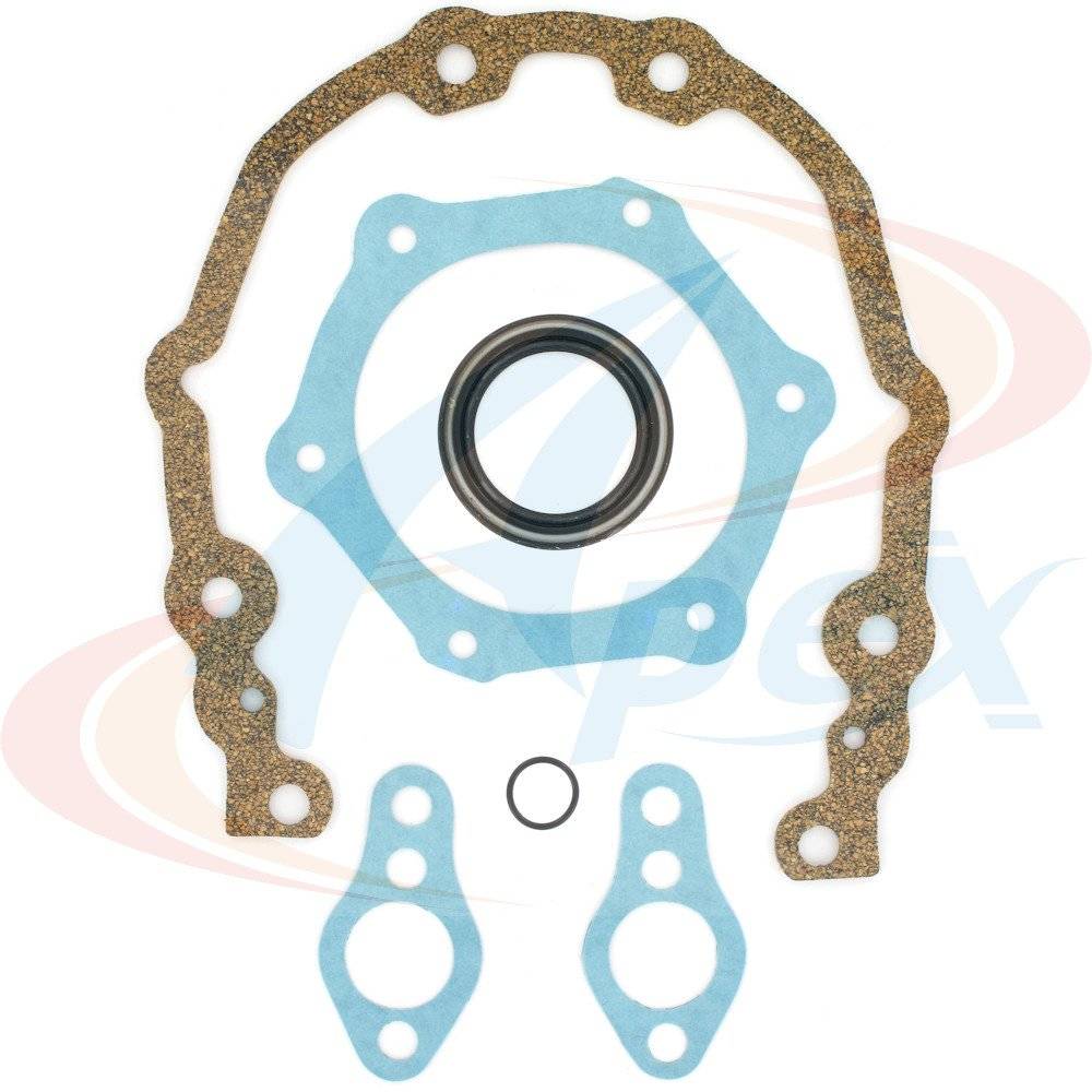 Engine Timing Cover Gasket Set APEX ATC3310 For Chevrolet GMC Cadillac