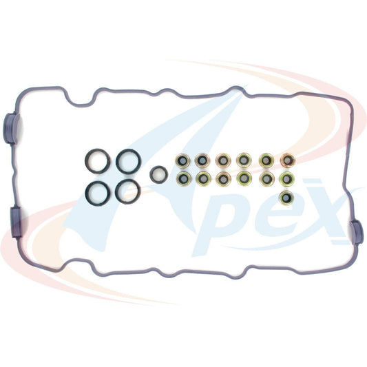 Front View of Engine Valve Cover Gasket Set APEX AVC507S