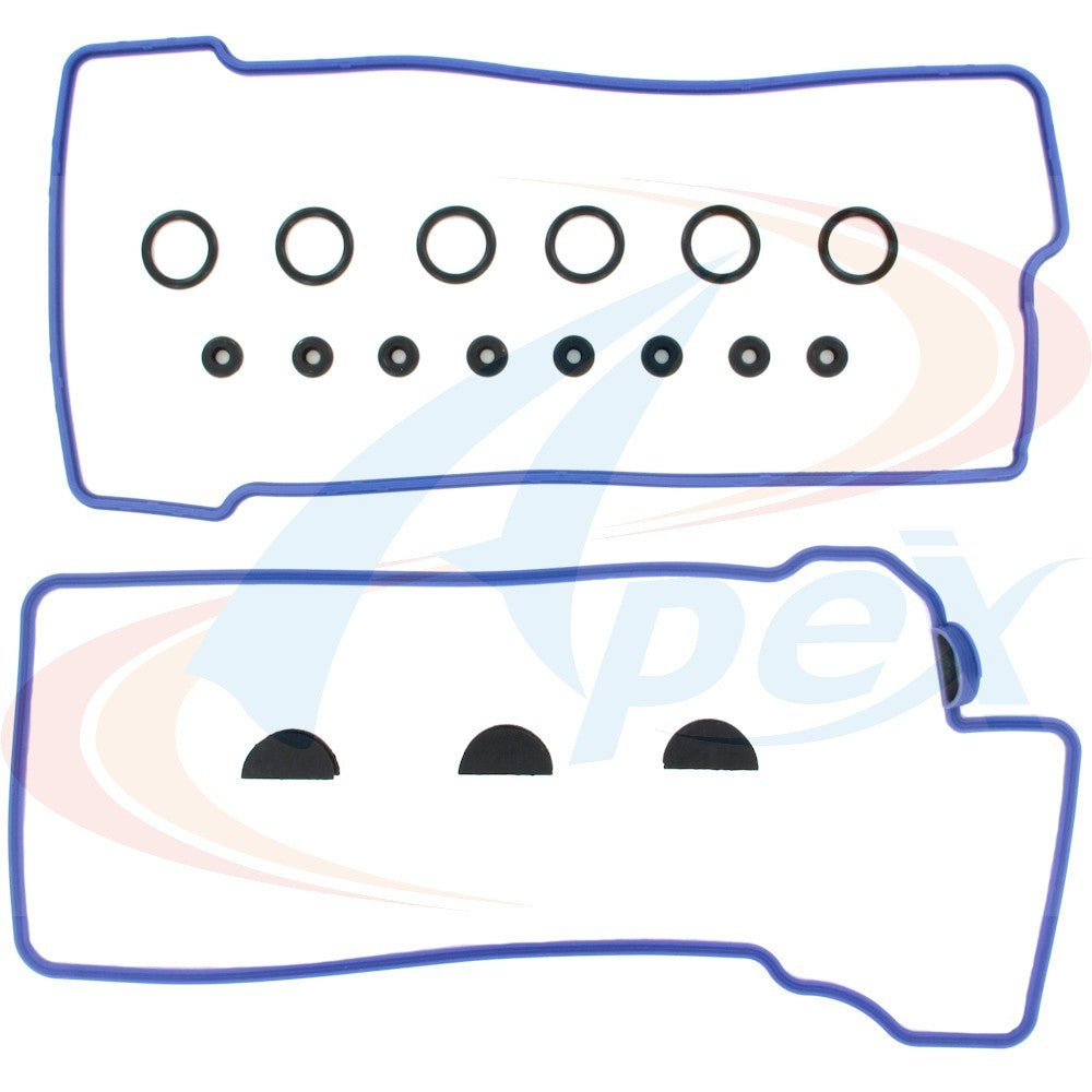 Front View of Engine Valve Cover Gasket Set APEX AVC710S