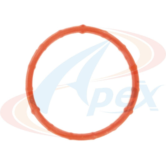 Front View of Right Engine Coolant Crossover Pipe Gasket APEX AWO2249