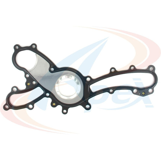 Front View of Engine Water Pump Gasket APEX AWP3196