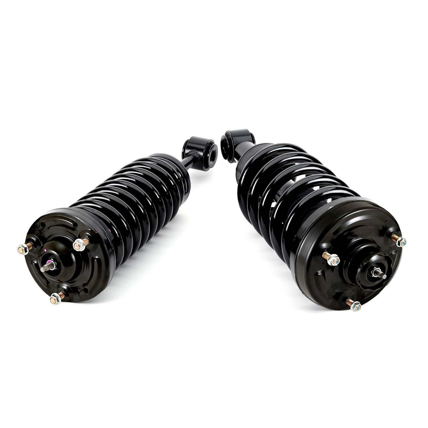 Side View of Front Rear Air Spring to Coil Spring Conversion Kit ARNOTT C-2140