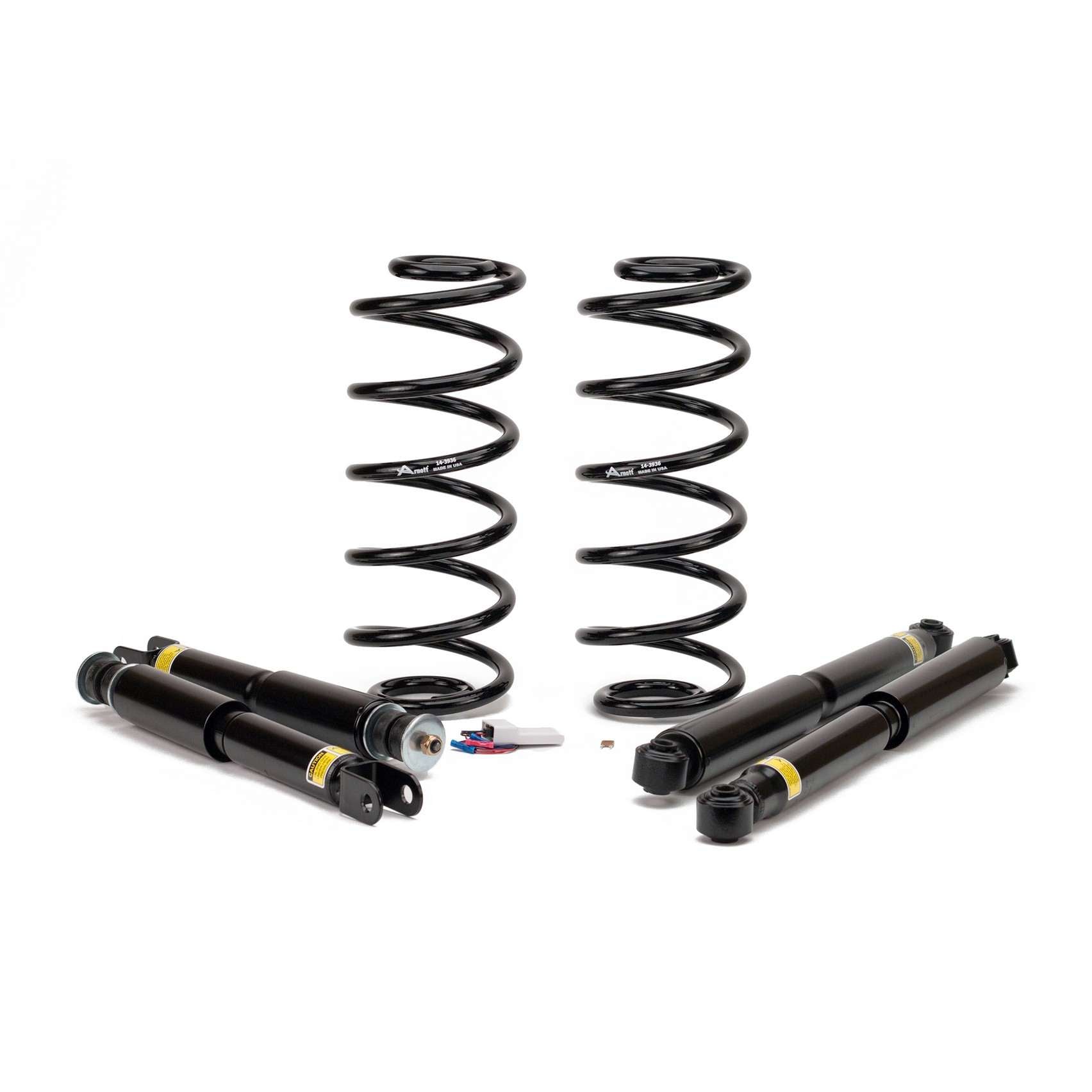 Front View of Front Rear Air Spring to Coil Spring Conversion Kit ARNOTT C-2666