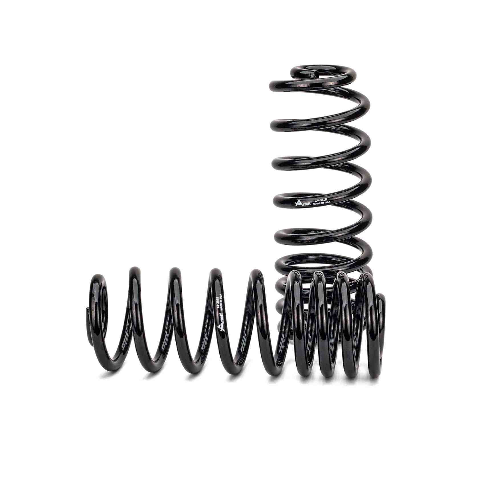 Back View of Rear Air Spring to Coil Spring Conversion Kit ARNOTT C-2987