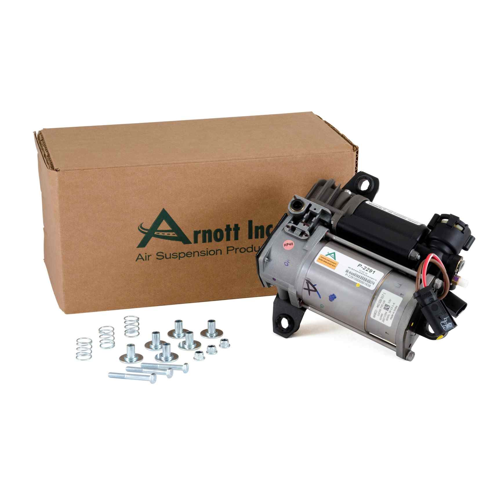 Kit View of Air Suspension Compressor ARNOTT P-2291