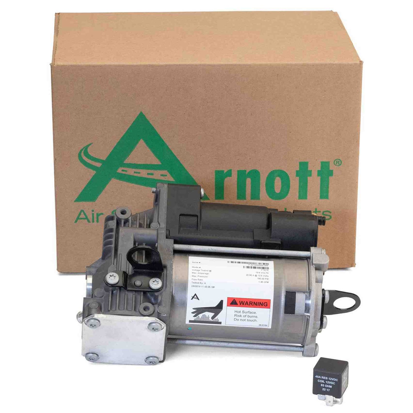 Kit View of Air Suspension Compressor ARNOTT P3215