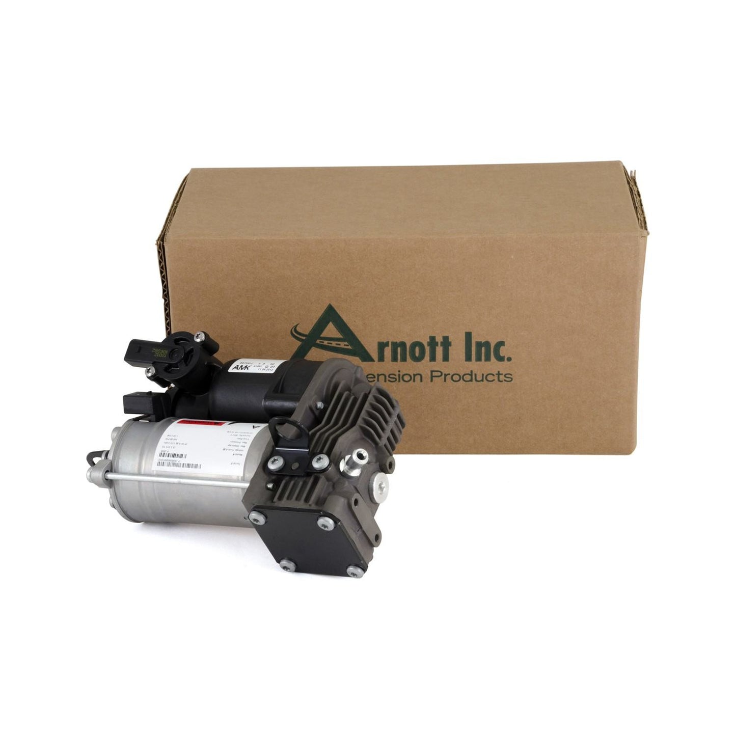 Package View of Air Suspension Compressor ARNOTT P3215