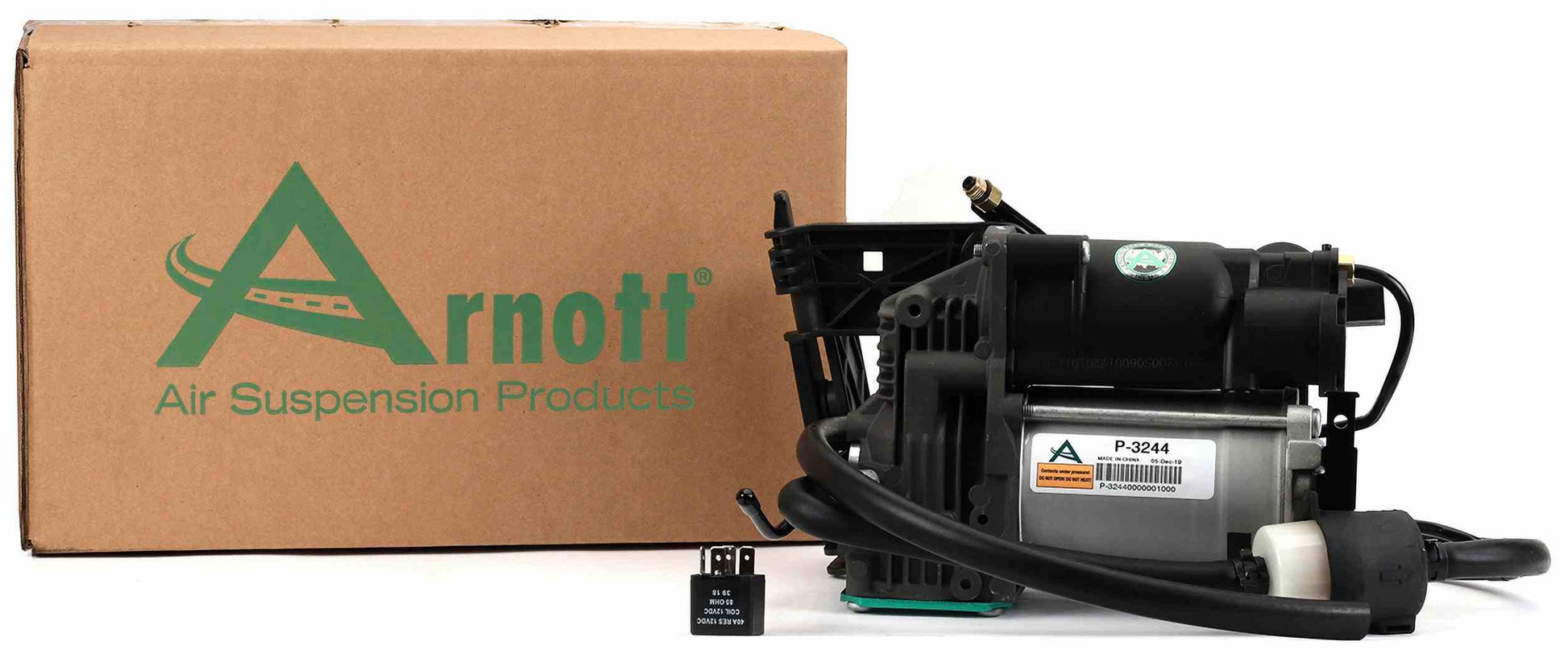 Kit View of Air Suspension Compressor ARNOTT P-3244