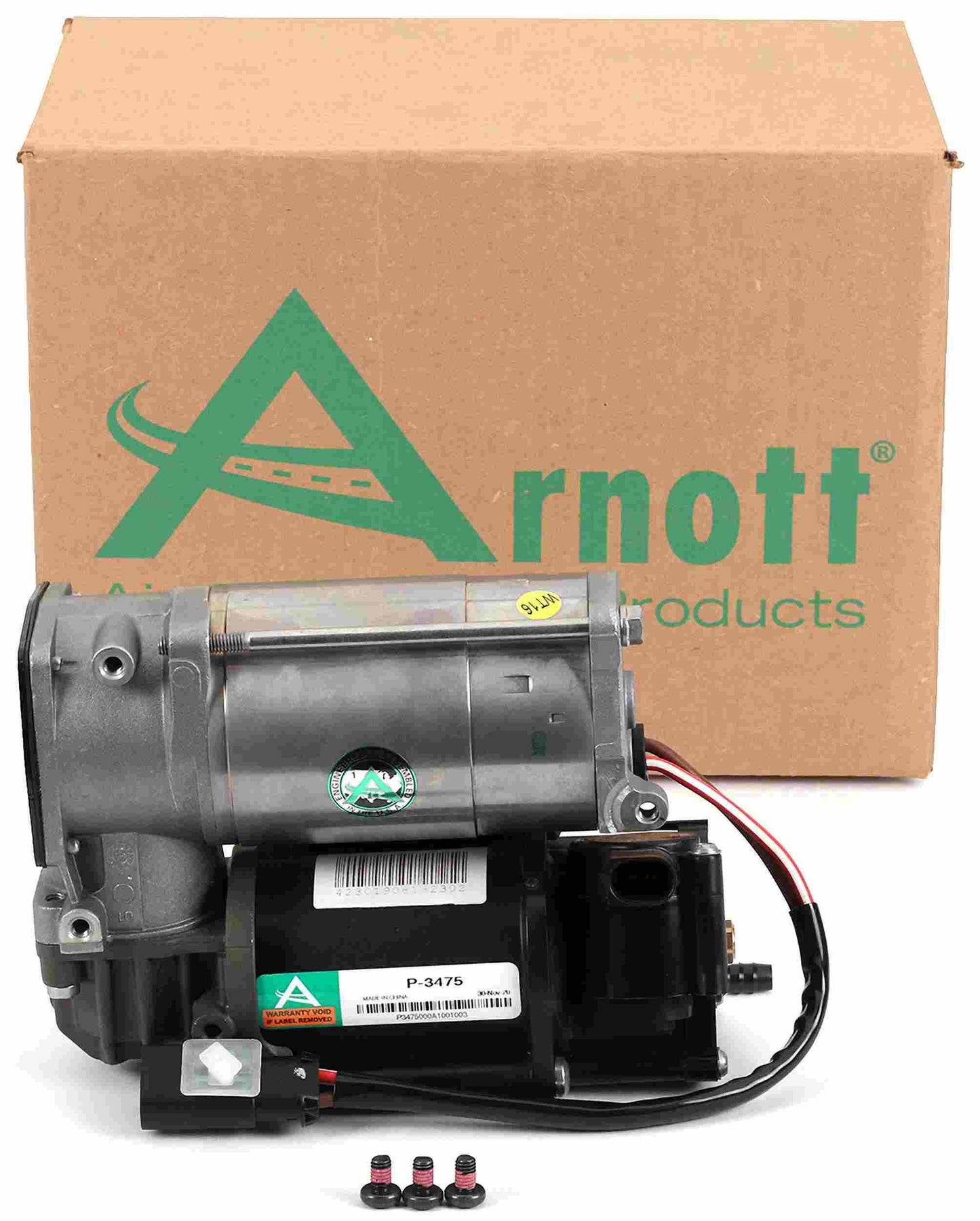 Kit View of Air Suspension Compressor ARNOTT P-3475