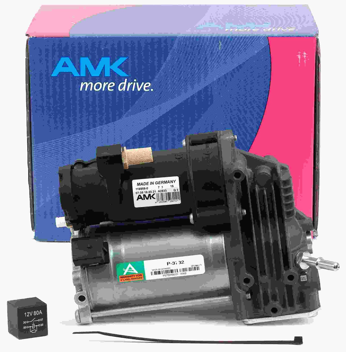 Kit View of Air Suspension Compressor ARNOTT P-3732