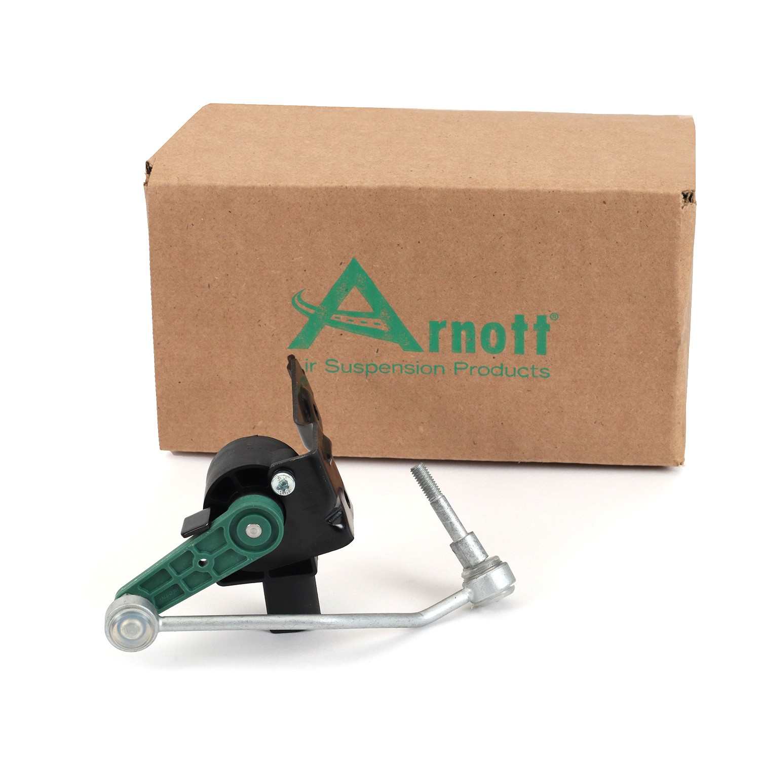 Package View of Front Right Suspension Ride Height Sensor ARNOTT RH-3703