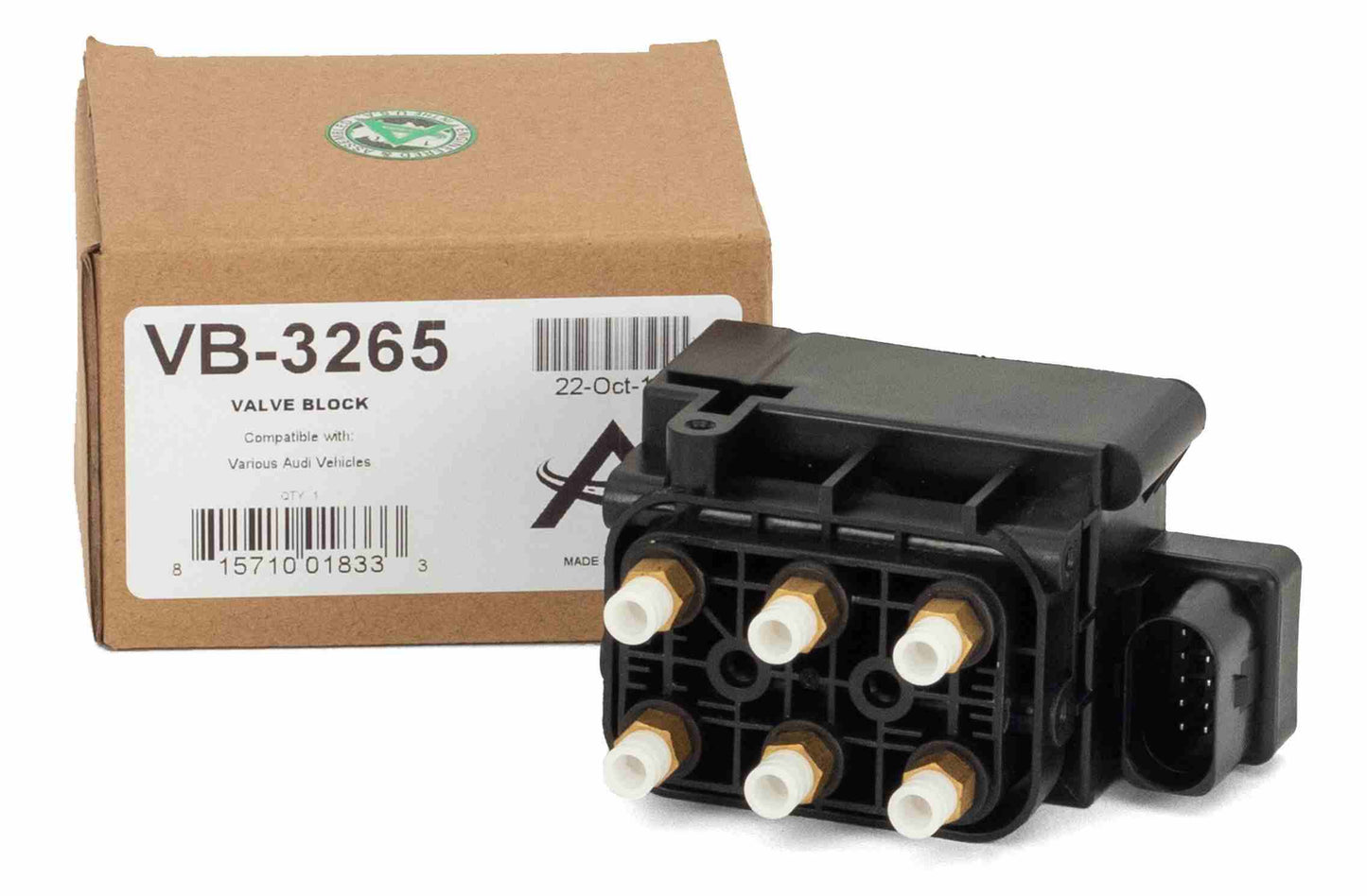 Angle View of Air Suspension Solenoid Valve Unit ARNOTT VB-3265