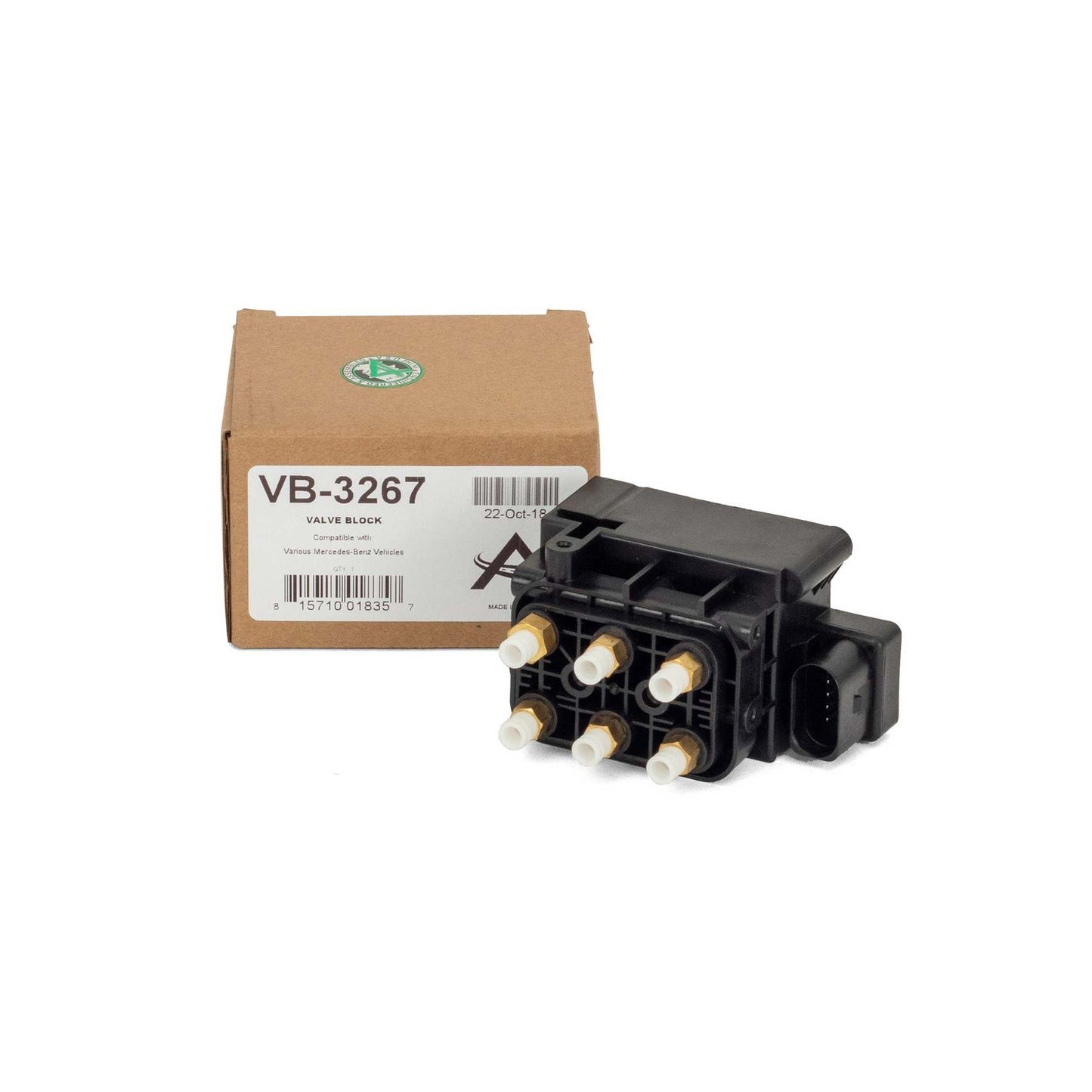 Angle View of Air Suspension Solenoid Valve Unit ARNOTT VB-3267