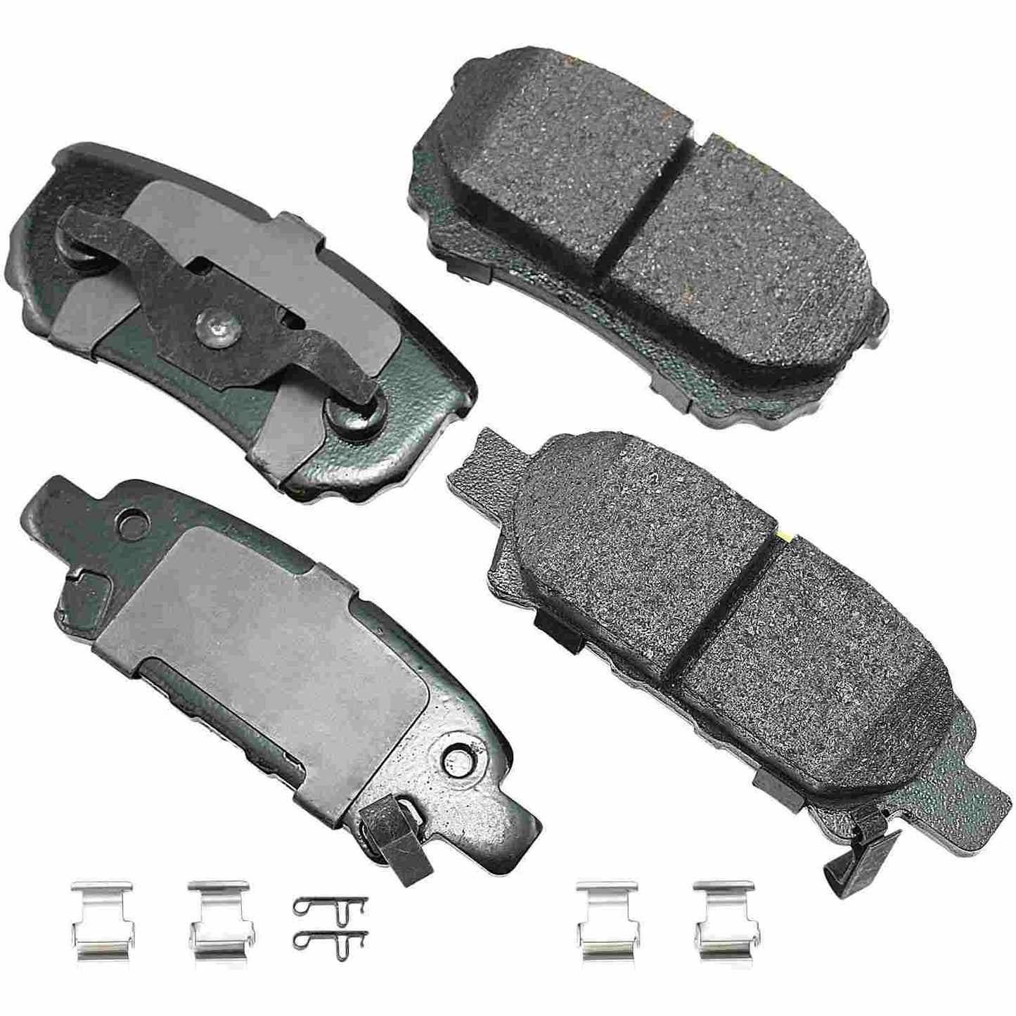 Front View of Rear Disc Brake Pad Set AKEBONO ACT1037A