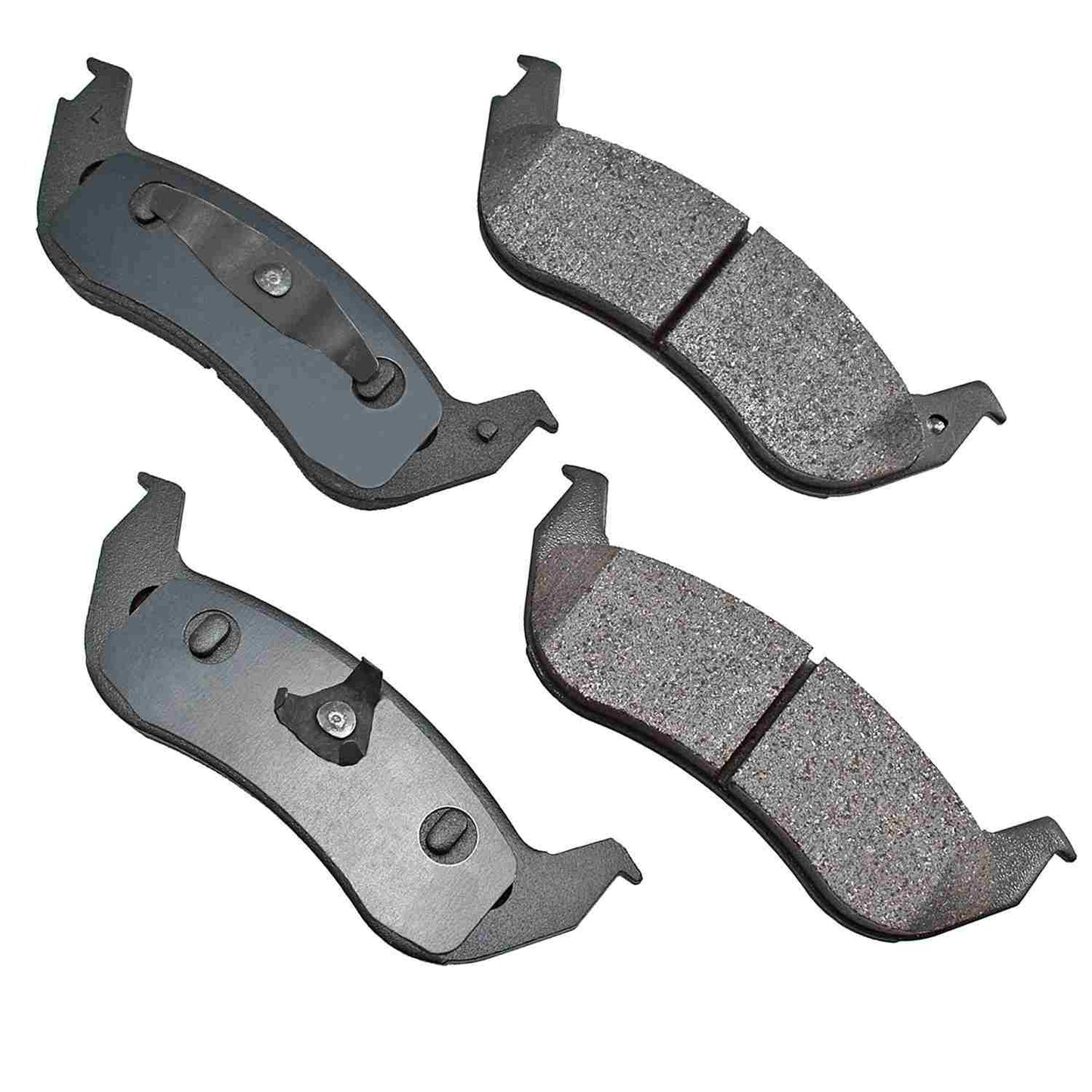 Front View of Rear Disc Brake Pad Set AKEBONO ACT1040