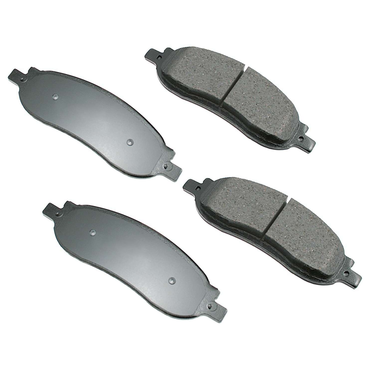 Front View of Rear Disc Brake Pad Set AKEBONO ACT1068