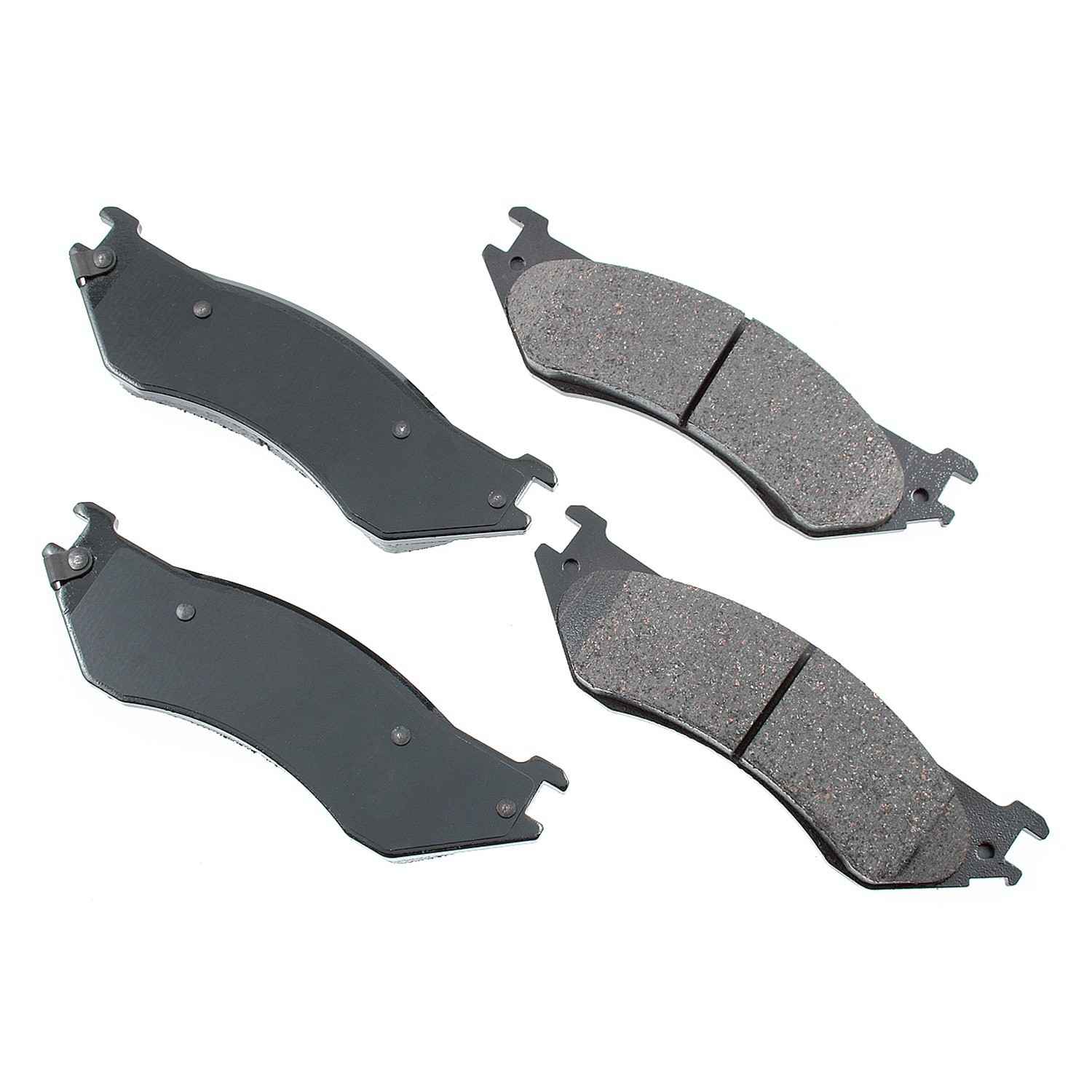 Front View of Rear Disc Brake Pad Set AKEBONO ACT1077