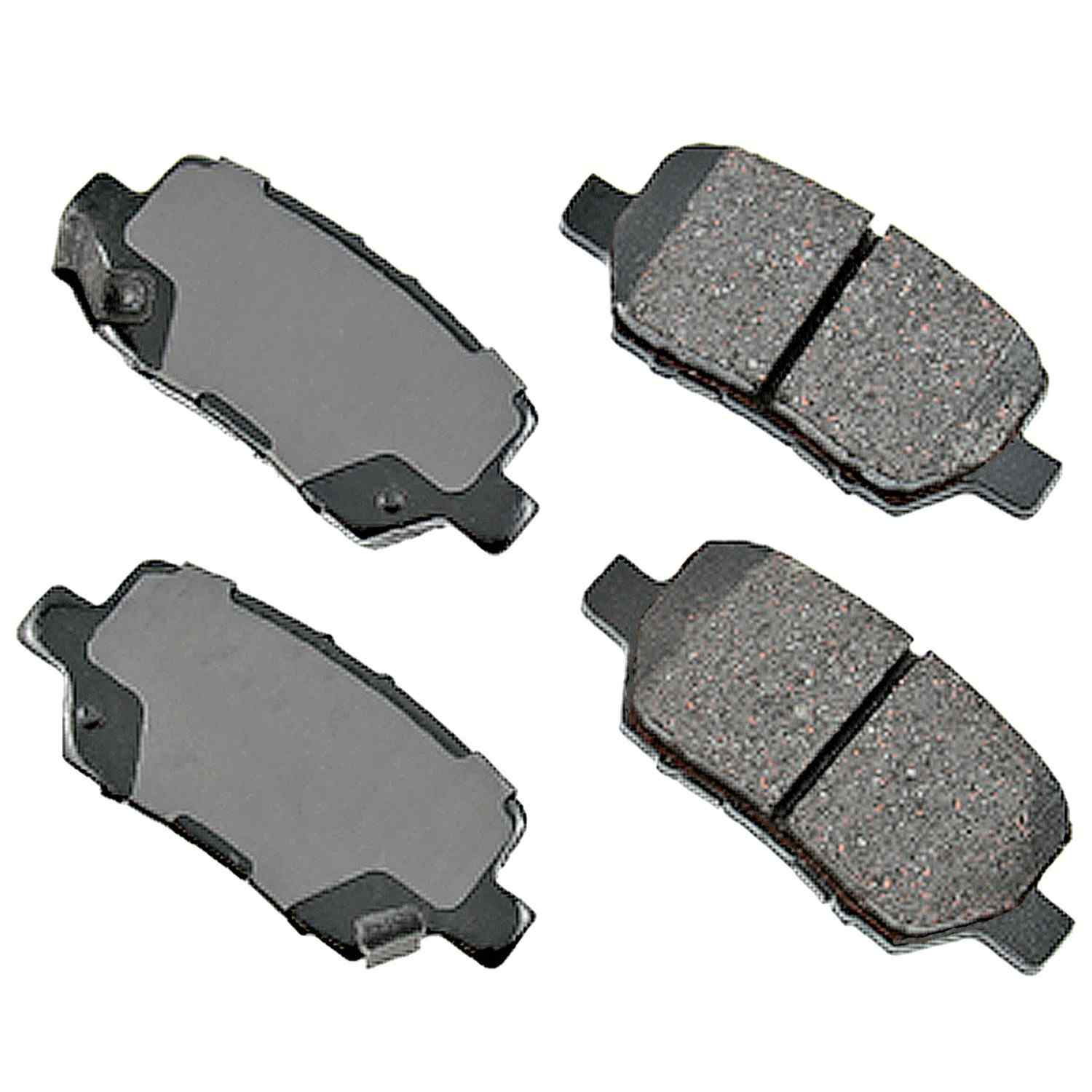 Front View of Rear Disc Brake Pad Set AKEBONO ACT1090