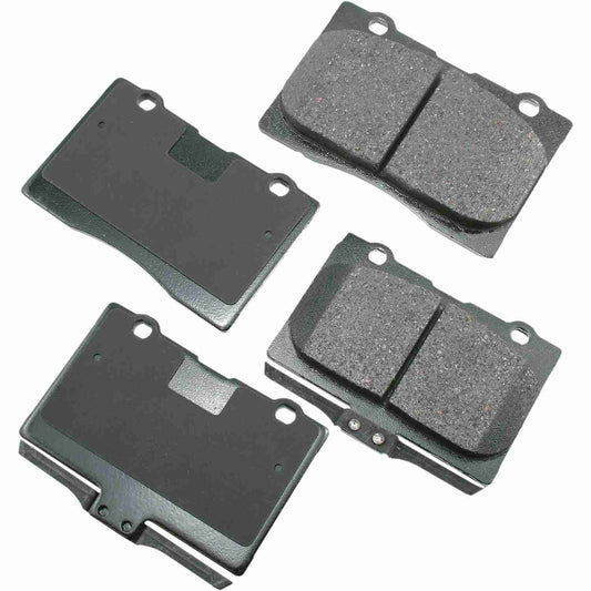 Front Disc Brake Pad Set (Oe Pad Material Is Ceramic) AKEBONO ACT1091 For Acura RL