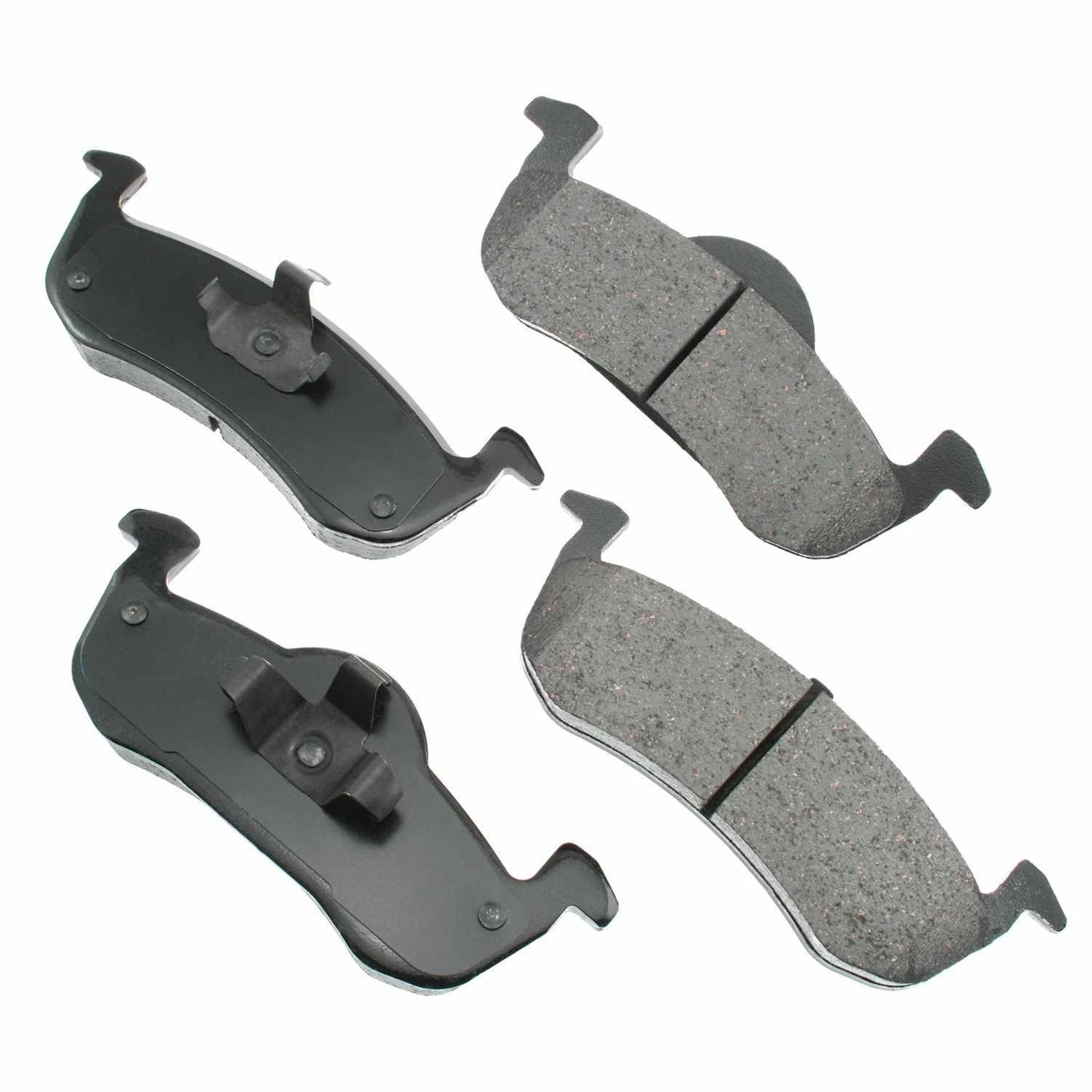 Front View of Rear Disc Brake Pad Set AKEBONO ACT1279