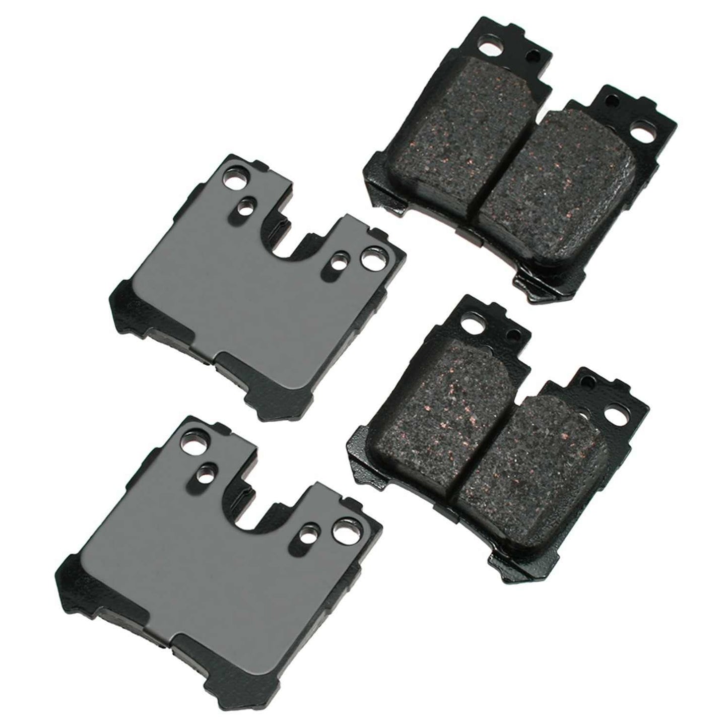 Front View of Rear Disc Brake Pad Set AKEBONO ACT1283