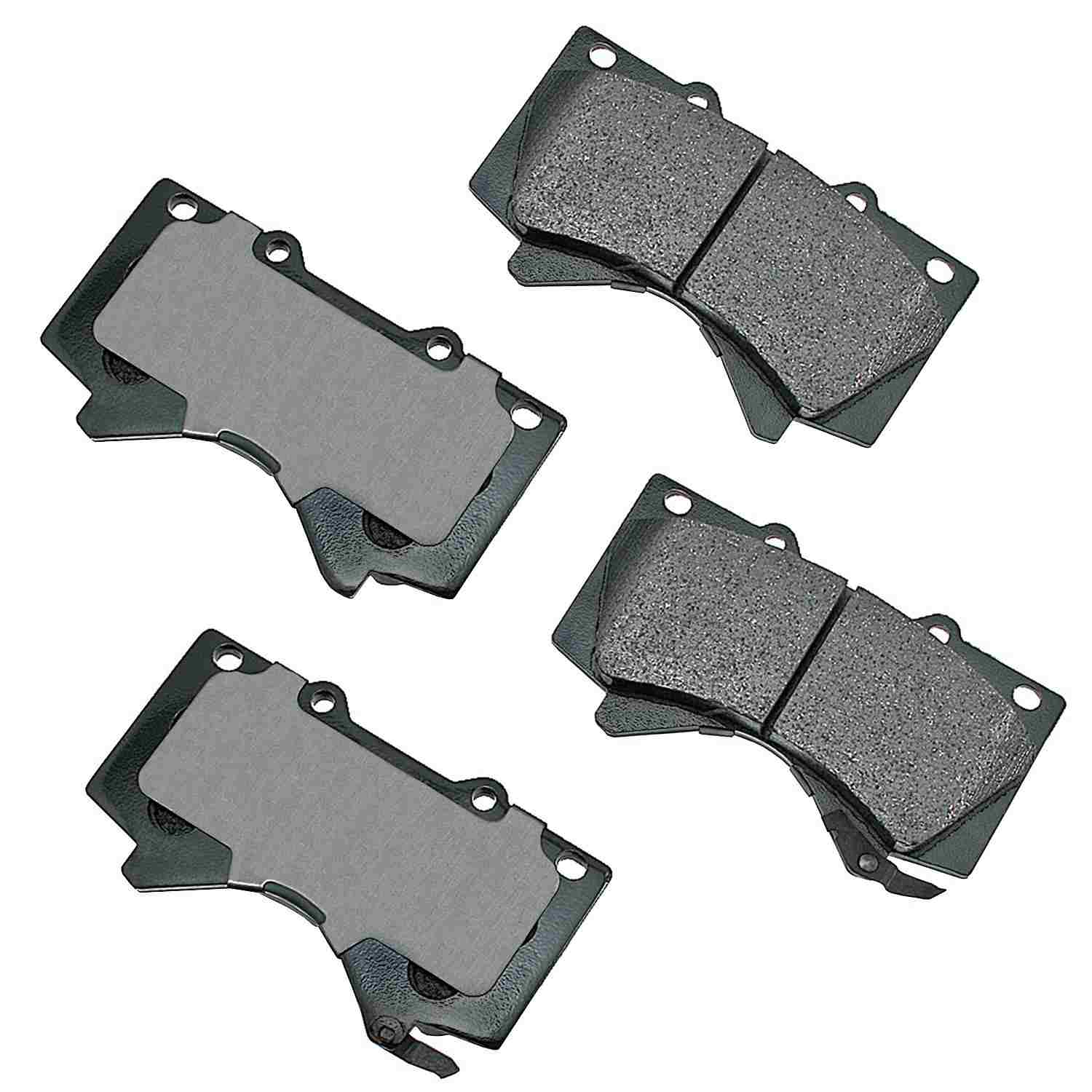 Front View of Front Disc Brake Pad Set AKEBONO ACT1303