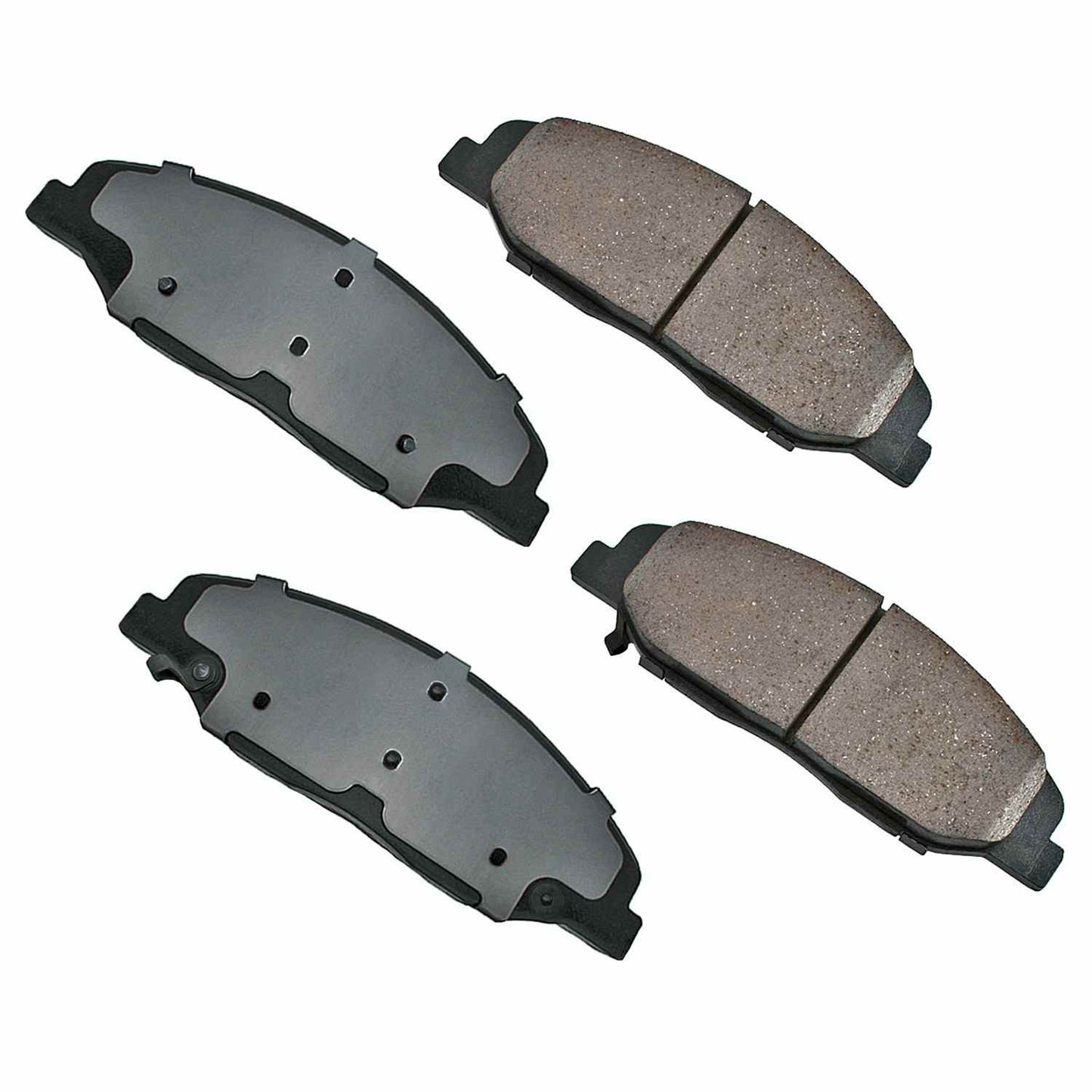 Front View of Front Disc Brake Pad Set AKEBONO ACT1332