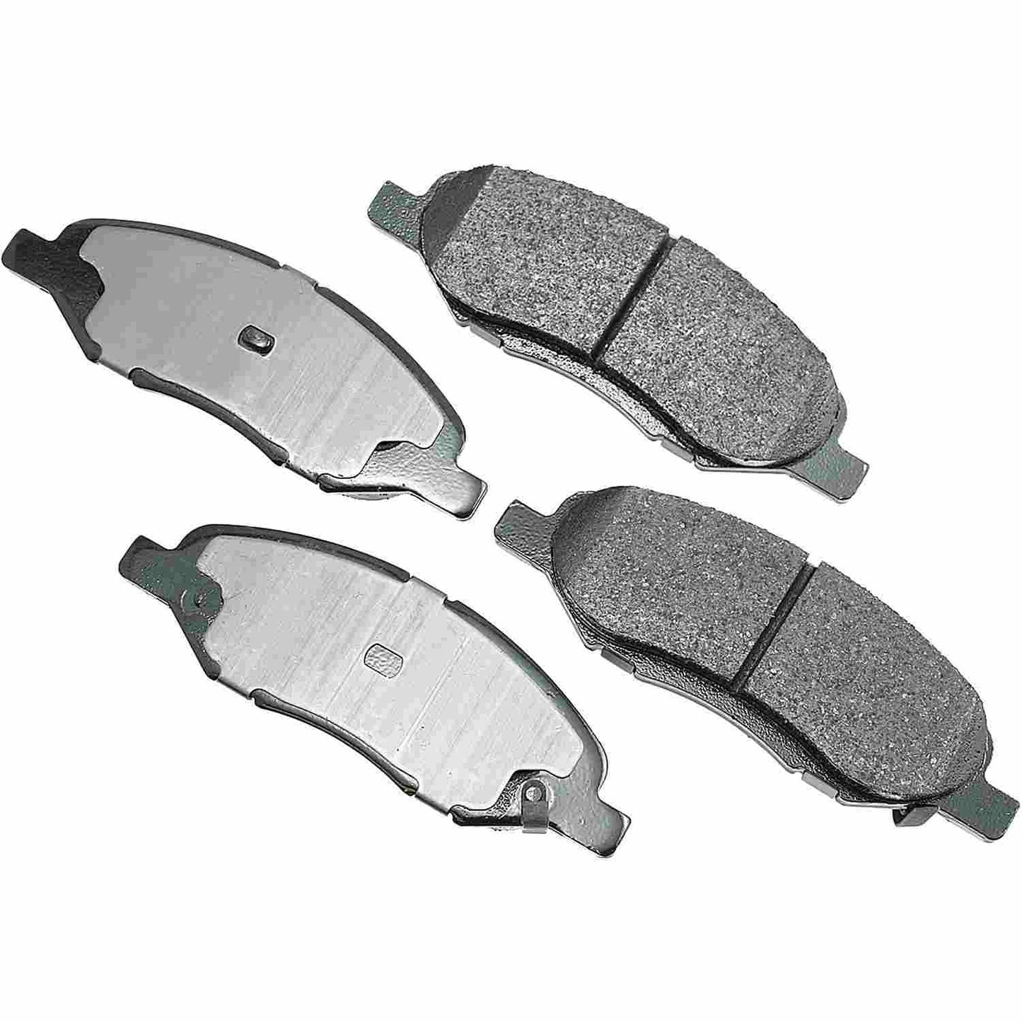 Front View of Front Disc Brake Pad Set AKEBONO ACT1345