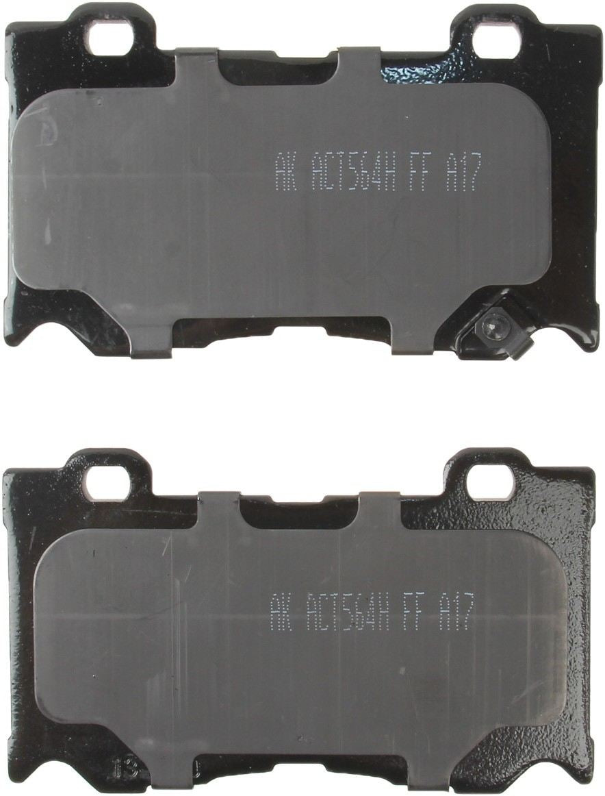 Back View of Front Disc Brake Pad Set AKEBONO ACT1346