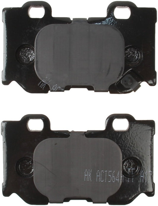 Back View of Rear Disc Brake Pad Set AKEBONO ACT1347