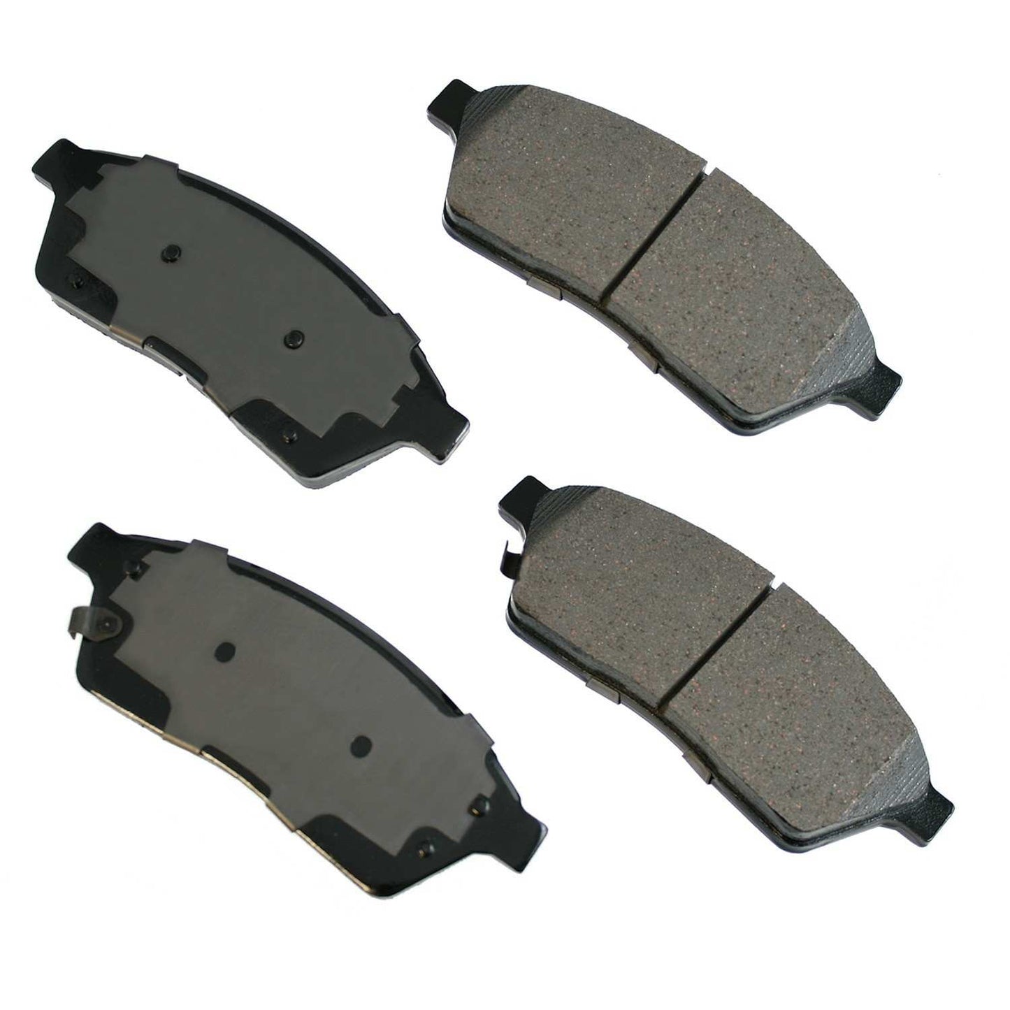 Front View of Front Disc Brake Pad Set AKEBONO ACT1422