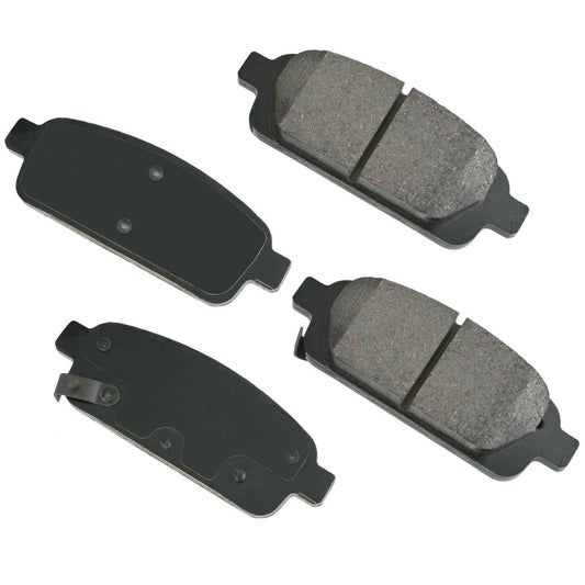 Front View of Rear Disc Brake Pad Set AKEBONO ACT1468