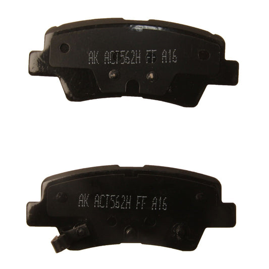 Back View of Rear Disc Brake Pad Set AKEBONO ACT1544