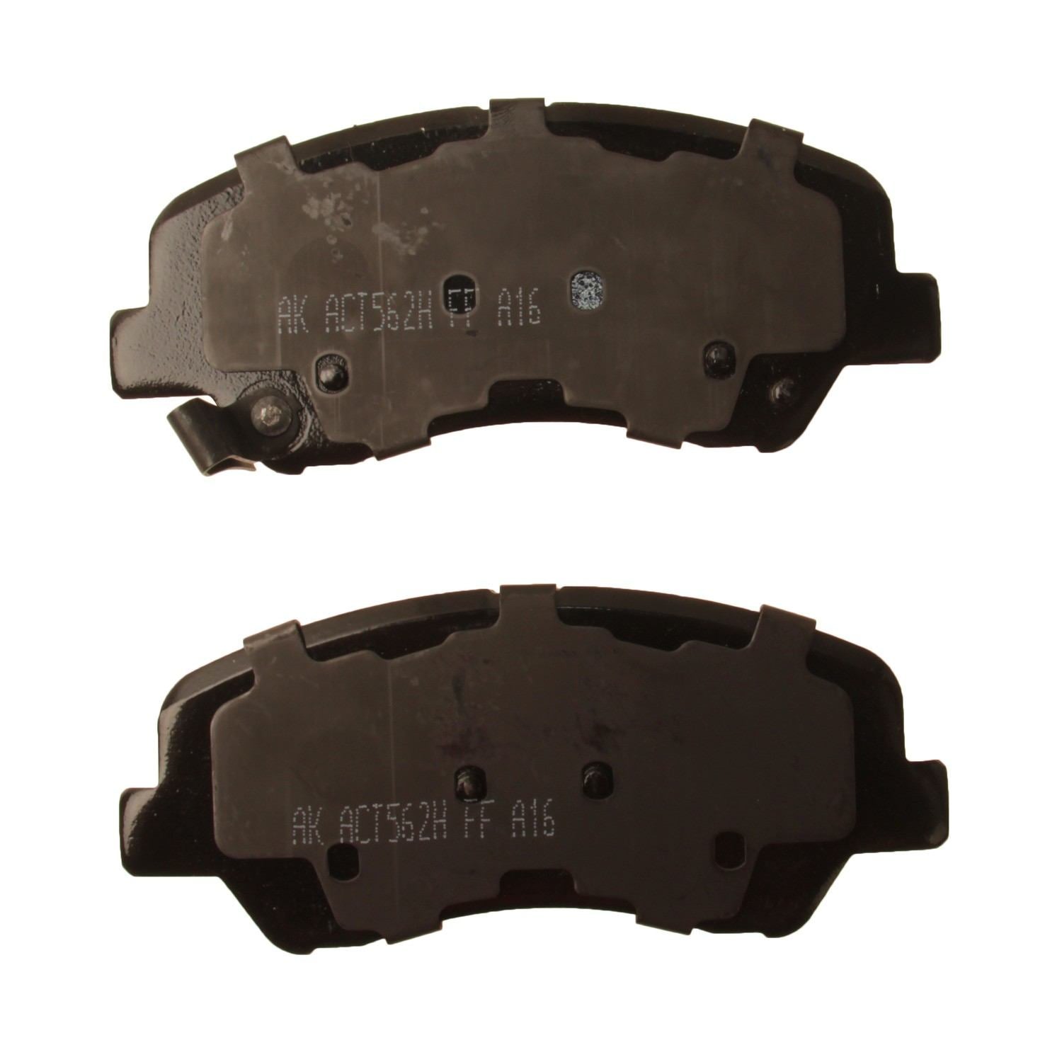 Back View of Front Disc Brake Pad Set AKEBONO ACT1593