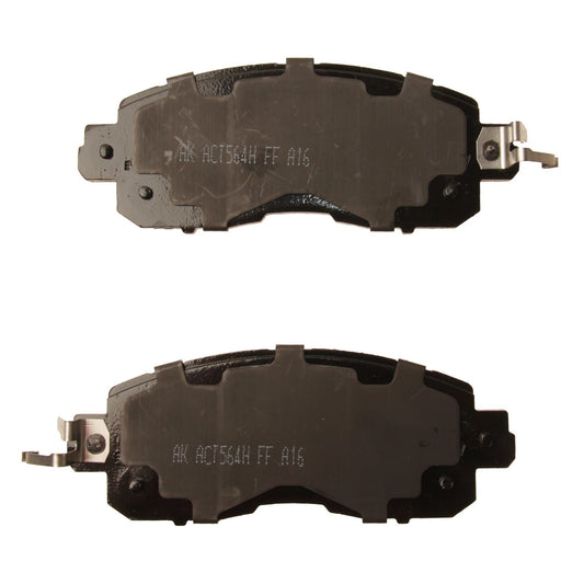 Back View of Front Disc Brake Pad Set AKEBONO ACT1650