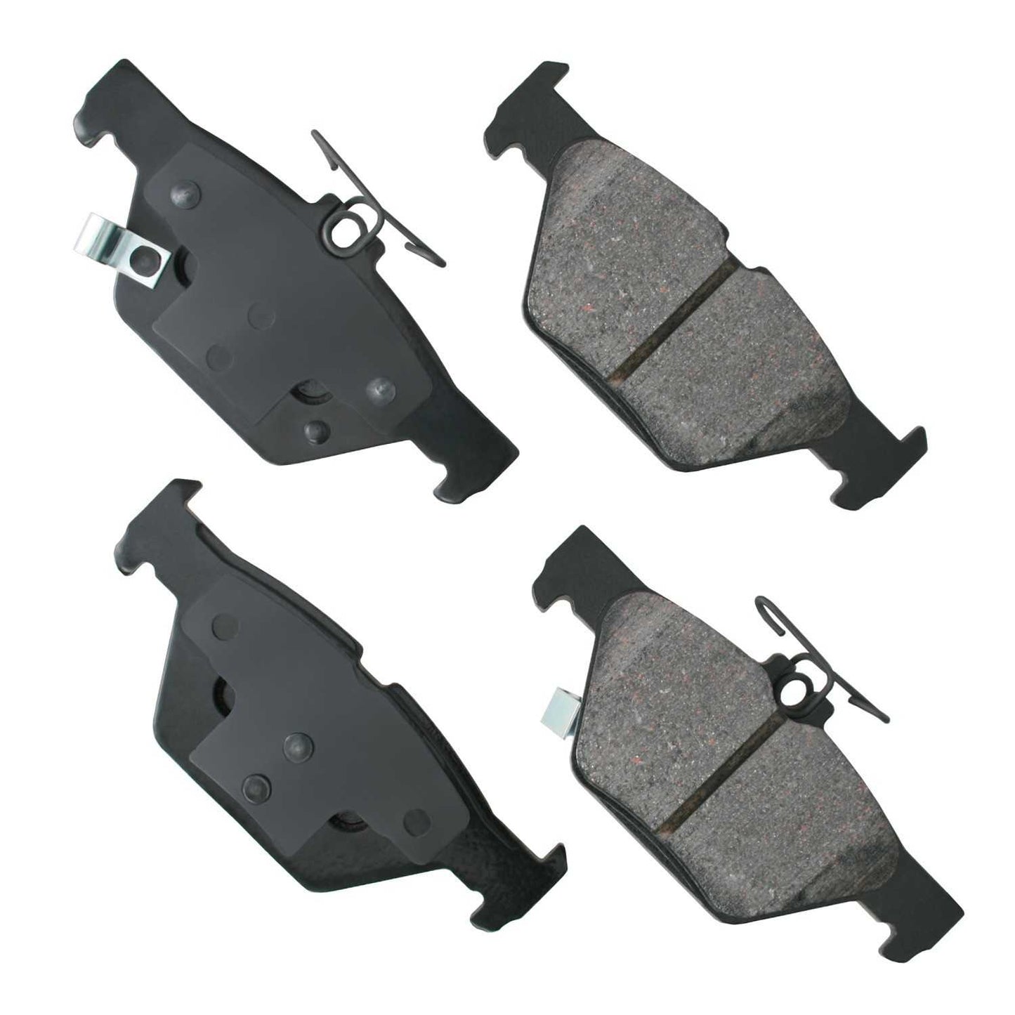 Front View of Rear Disc Brake Pad Set AKEBONO ACT1808