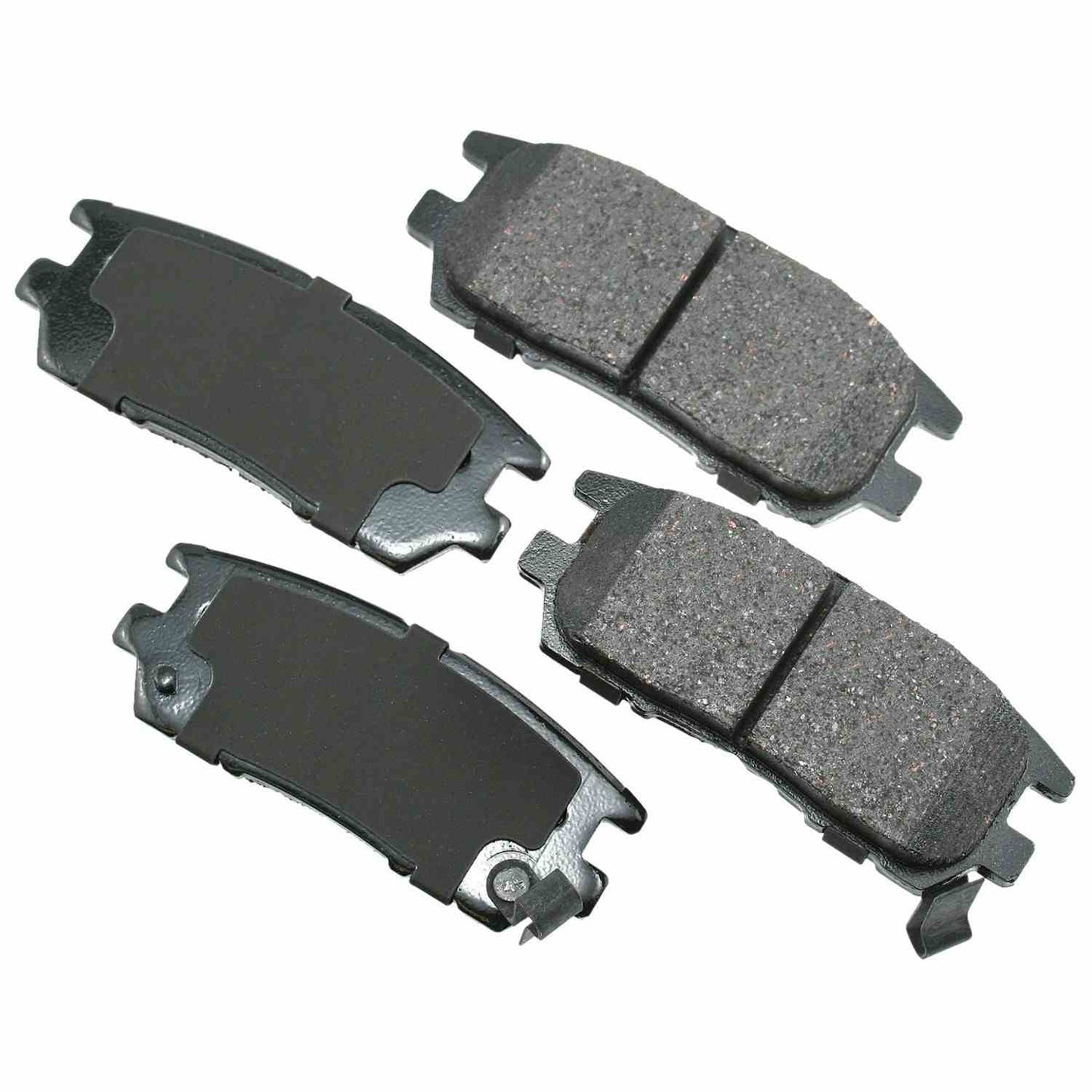 Front View of Rear Disc Brake Pad Set AKEBONO ACT567