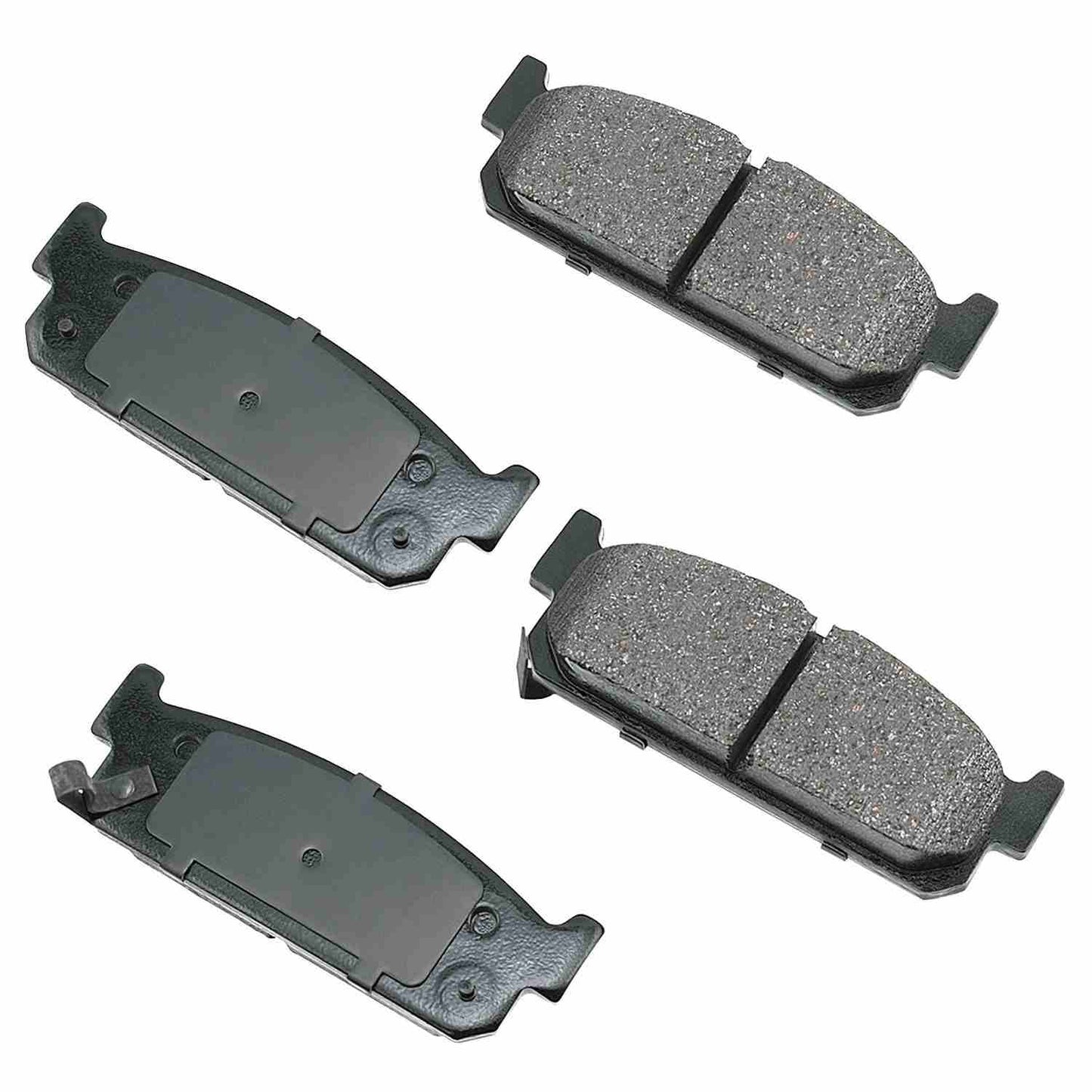 Front View of Rear Disc Brake Pad Set AKEBONO ACT588