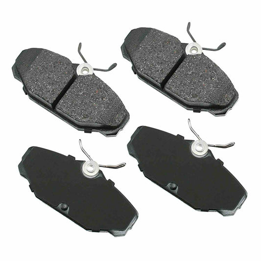 Front View of Rear Disc Brake Pad Set AKEBONO ACT610