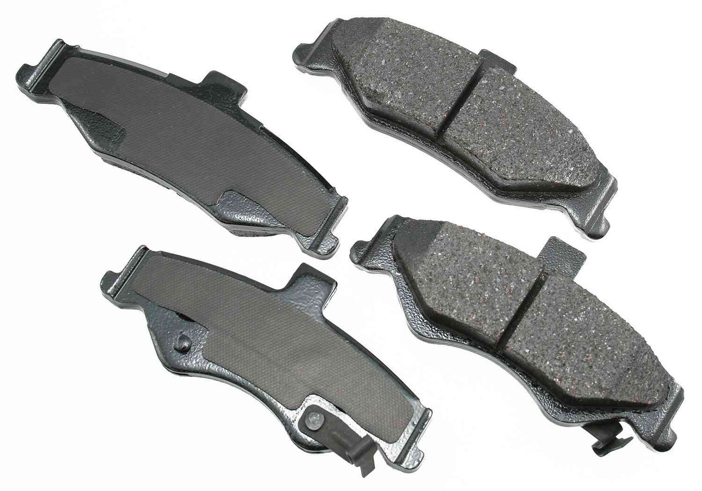 Front View of Rear Disc Brake Pad Set AKEBONO ACT750