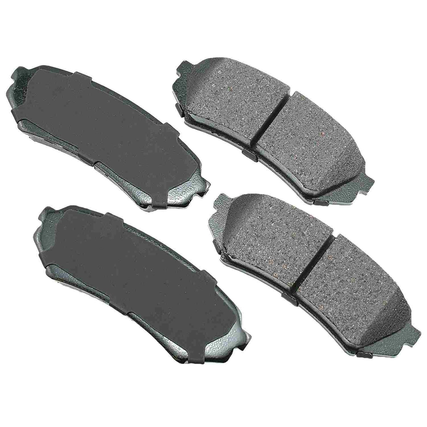 Front View of Rear Disc Brake Pad Set AKEBONO ACT773