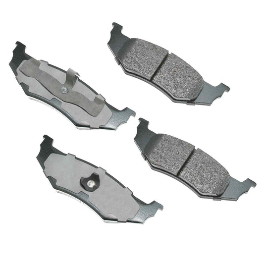 Front View of Rear Disc Brake Pad Set AKEBONO ACT782