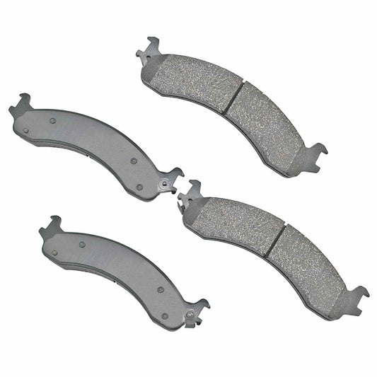 Front View of Front Disc Brake Pad Set AKEBONO ACT859