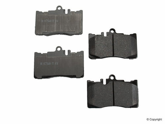 Top View of Front Disc Brake Pad Set AKEBONO ACT870