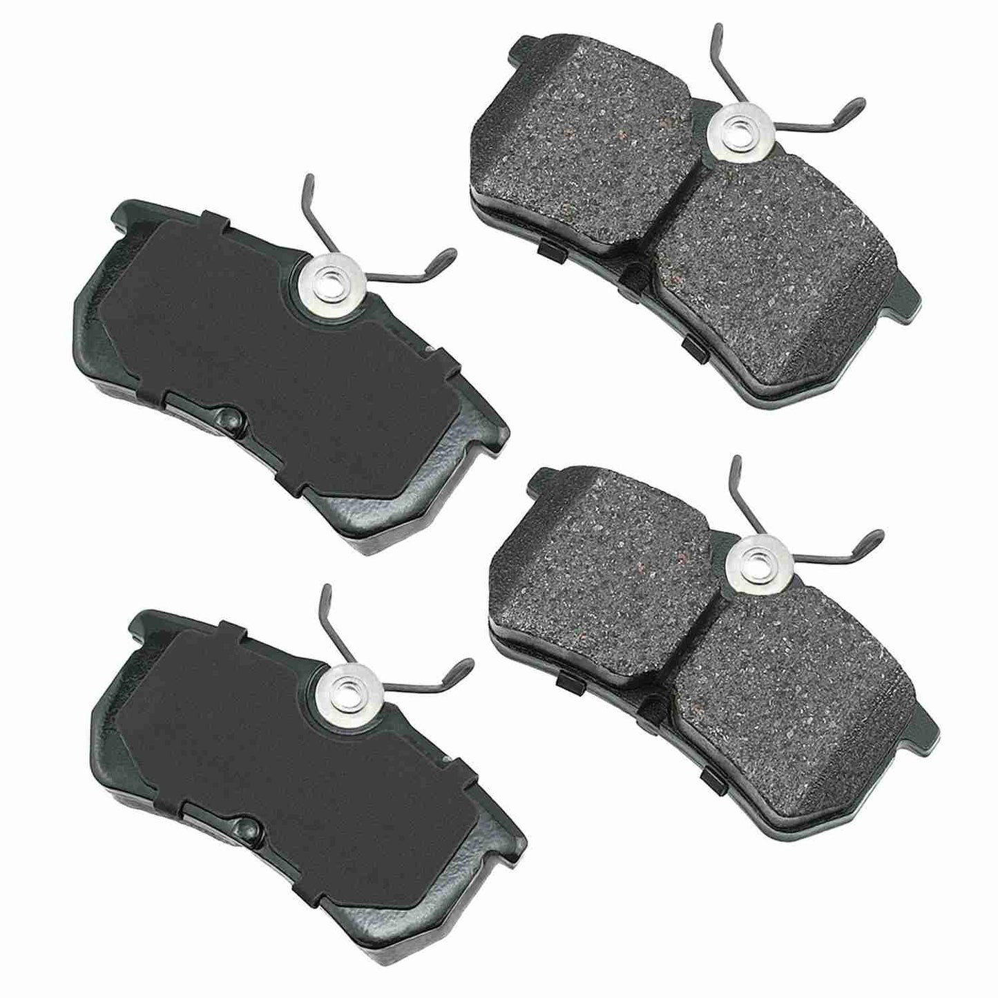 Front View of Rear Disc Brake Pad Set AKEBONO ACT886