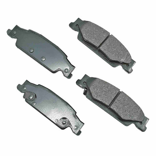 Front View of Rear Disc Brake Pad Set AKEBONO ACT922