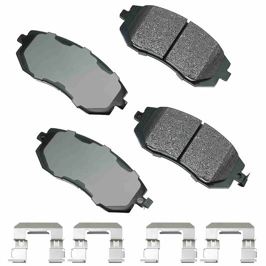 Front Disc Brake Pad Set AKEBONO ACT929A For Subaru Saab Legacy Impreza Outback Forester Baja 9-2X